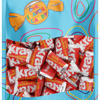 Krackel Mini Milk Chocolate Candy Bar with Crisped Rice in Resealable Bag