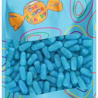 Mike and Ike Sour Blue Raspberry (Unwrapped) in Resealable Bulk Bag at OneFlavorCandy Online Sweet Shop