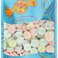 Smarties Candy Money (Unwrapped) in Resealable Bag at OneFlavorCandy Online Sweet Shop
