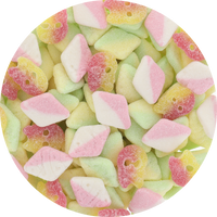 Bubs Diamonds & Skulls Sour Candy Mix (Unwrapped) in Resealable Bag