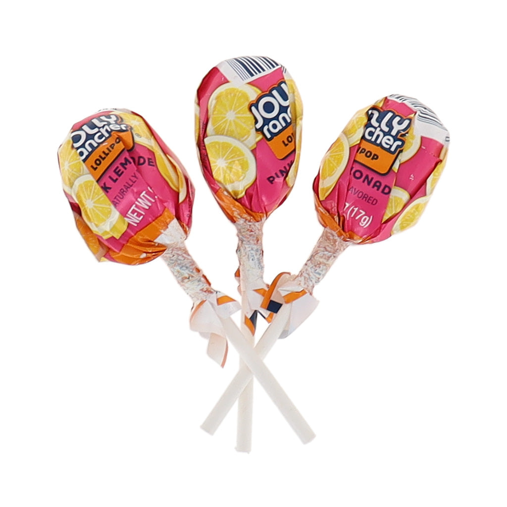 Jolly Rancher Pink Lemonade Lollipops at OneFlavorCandy Online Sweet Shop