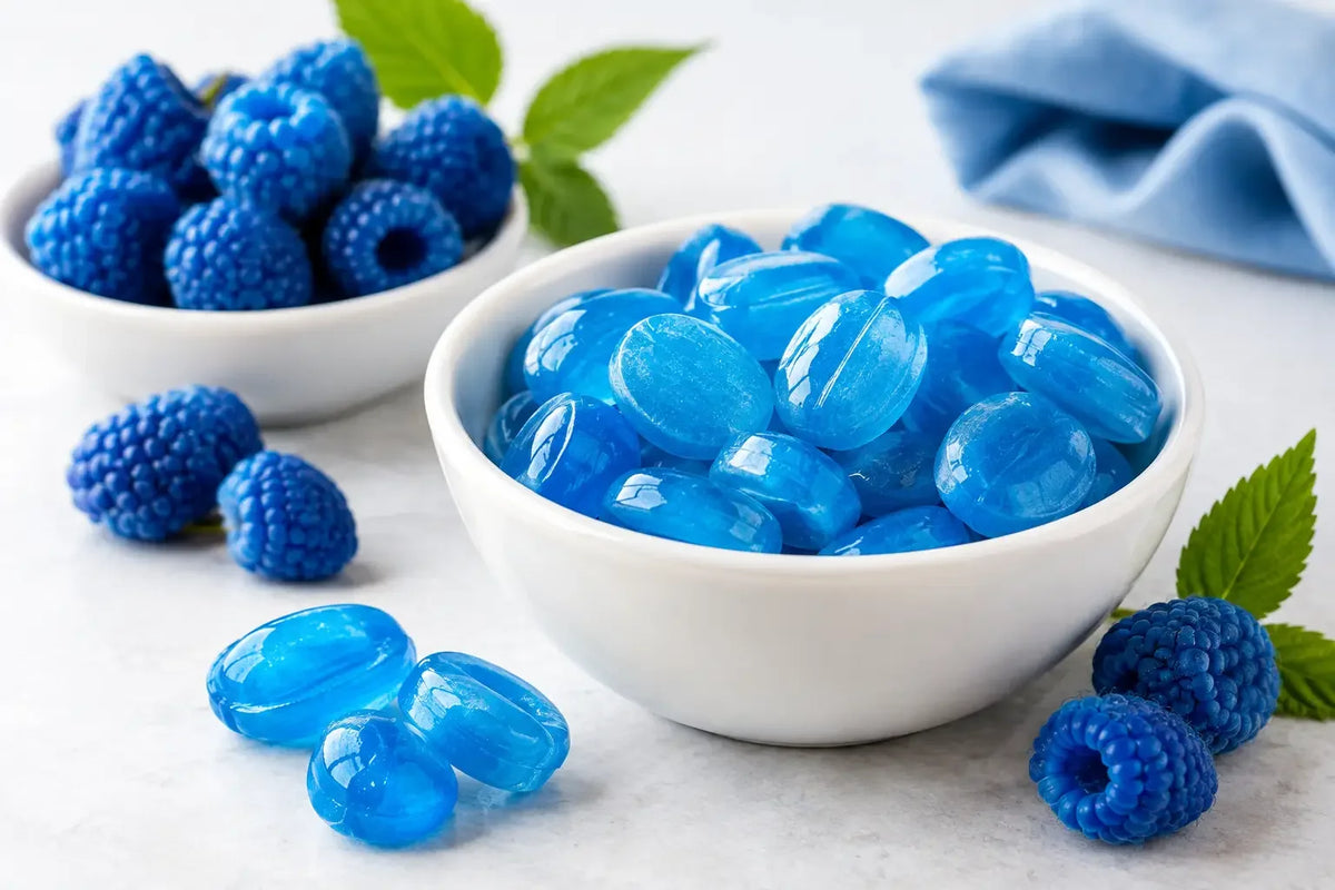 Blue Raspberry Hard Candy, All Flavor, No Waste