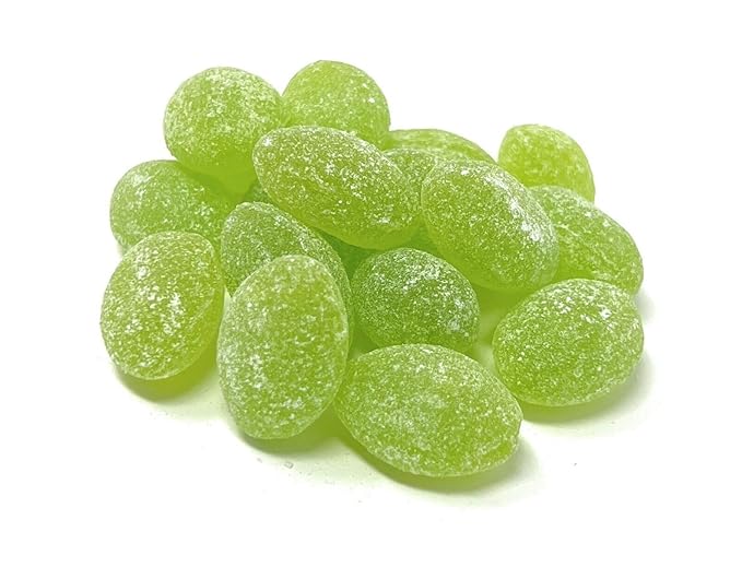 Claeys Old Fashioned Hard Candy - Green Apple Flavor (Unwrapped) in Resealable Bag