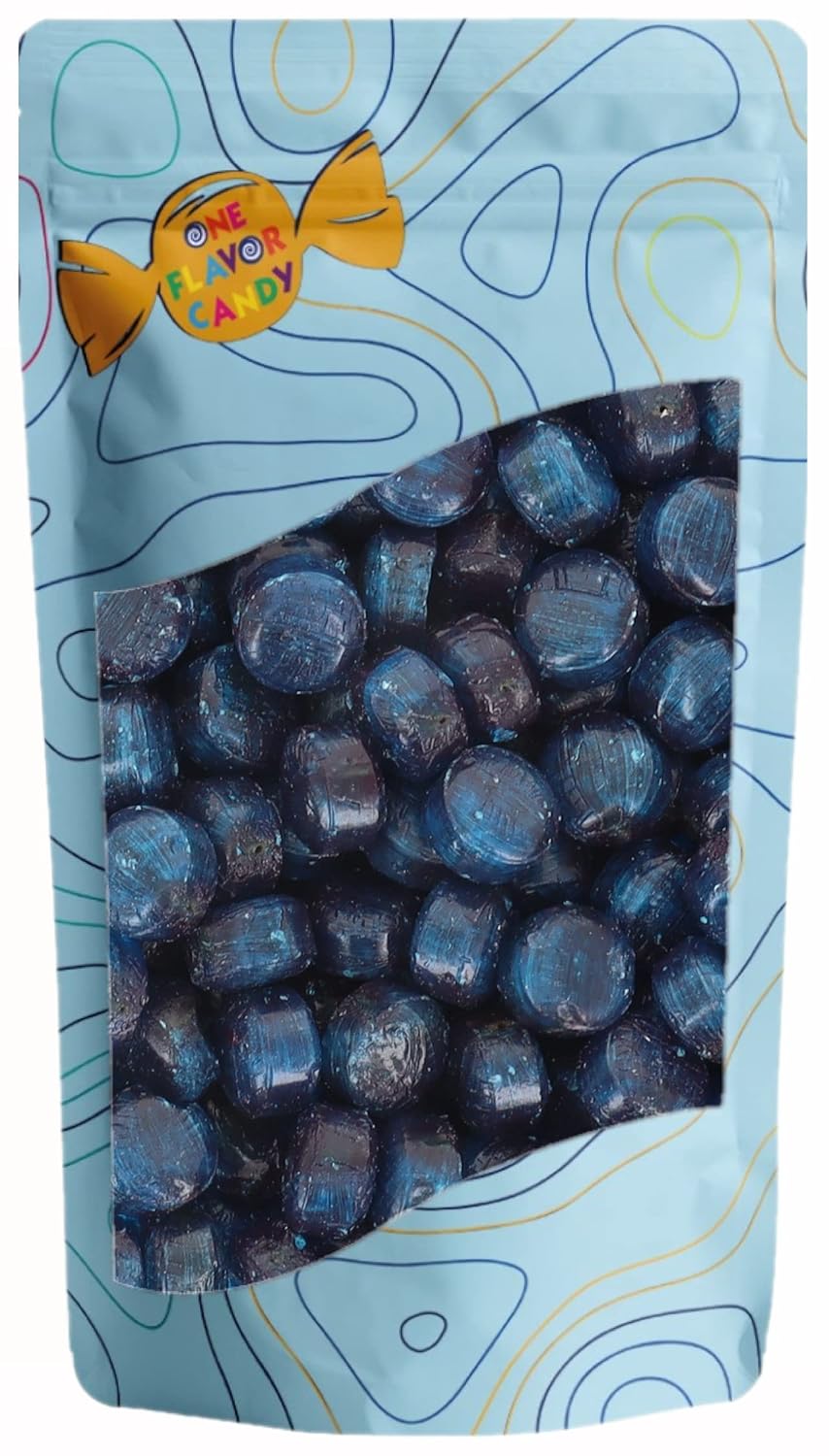 Tootsie Pop Drops With Chewy Tootsie Roll Center Candy Bulk in Resealable Bag (Blue Raspberry)