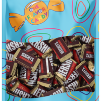 Hershey Special Dark Mini Mildly Sweet Chocolate Candy Bar in Resealable Bag