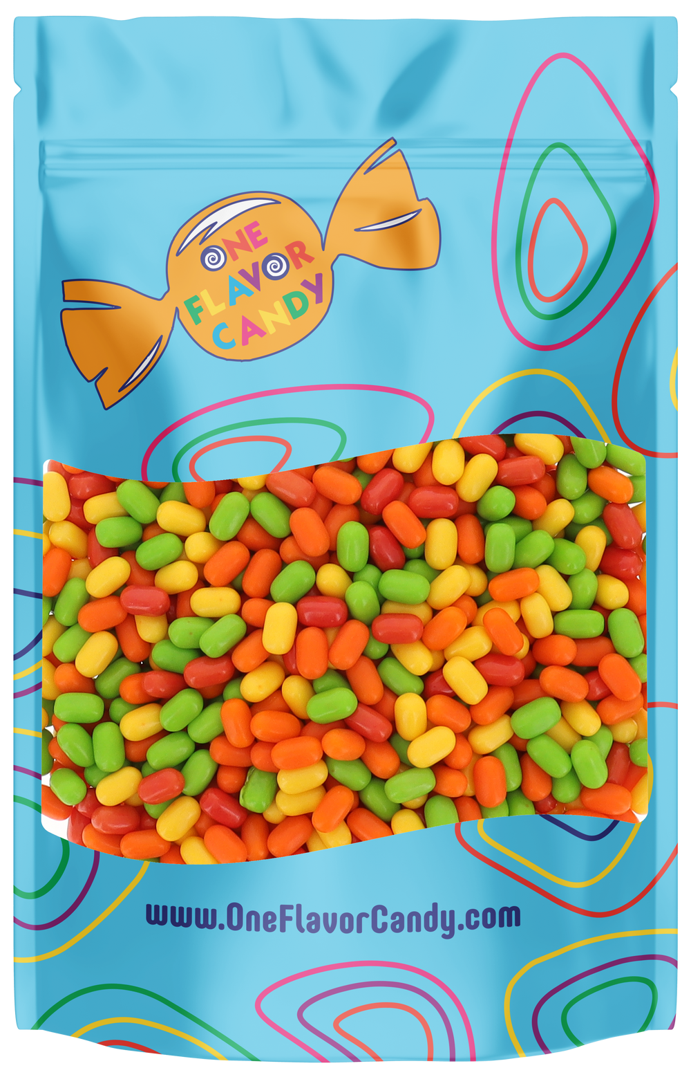 Fruit Adventure Tic Tac - 1lb Bulk Refillable Resealable Bag at OneFlavorCandy Online Sweet Shop