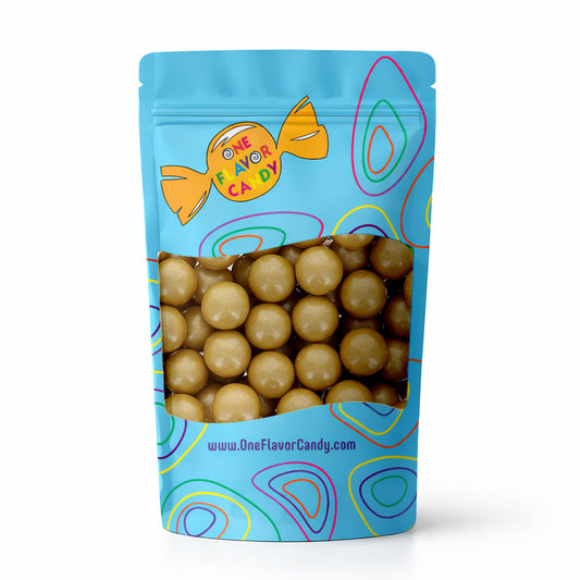 Albert's Color Splash Gold Bubble Gum (Unwrapped) in Resealable Bulk Bag
