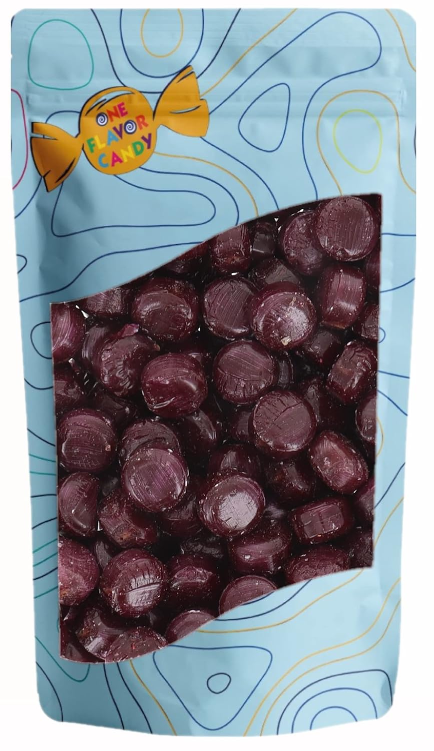 Tootsie Pop Drops With Chewy Tootsie Roll Center Candy Bulk in Resealable Bag (Grape)