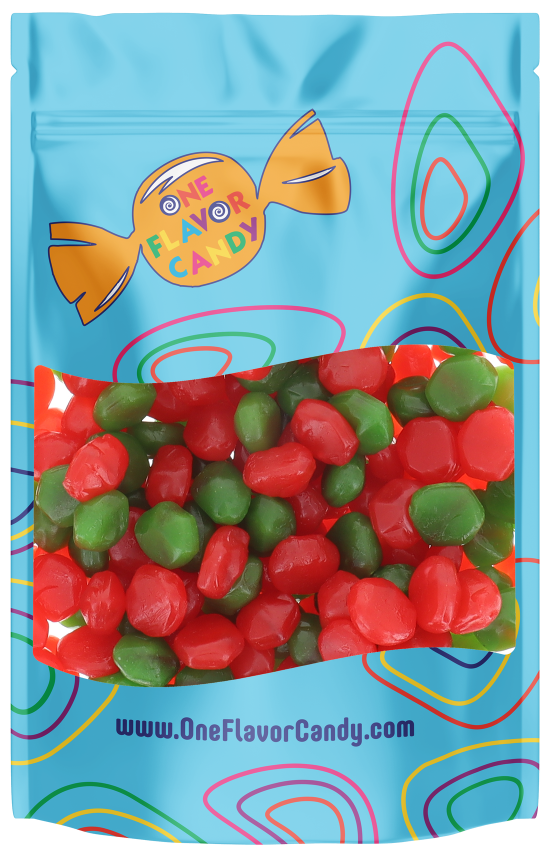 Watermelon & Sour Apple Gushers (Unwrapped) in Resealable Bag