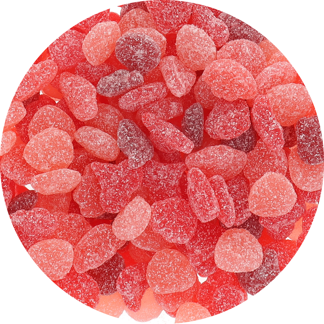 Jolly Rancher Gummies - Sour Awesome Reds (Unwrapped) in Resealable Bag at OneFlavorCandy Online Sweet Shop
