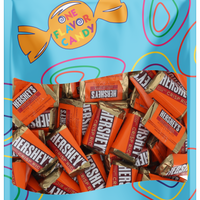 Hershey Special Dark With Crisp Rice Mini Chocolate Candy Bar in Resealable Bag