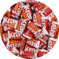 Krackel Mini Milk Chocolate Candy Bar with Crisped Rice in Resealable Bag