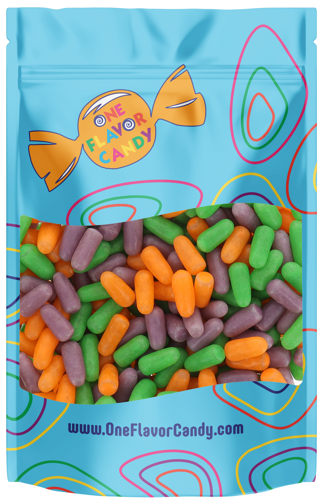 Mike and Ike Sour Spooky Treats (Unwrapped) in Resealable Bulk Bag at OneFlavorCandy Online Sweet Shop