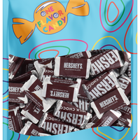 Hershey Milk Chocolate Mini Candy Bar in Resealable Bag