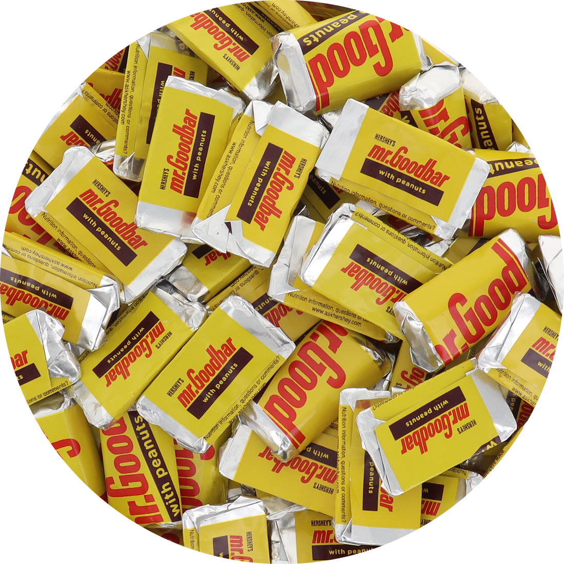 Mr Goodbar Mini Milk Chocolate Candy Bar with Peanuts in Resealable Bag