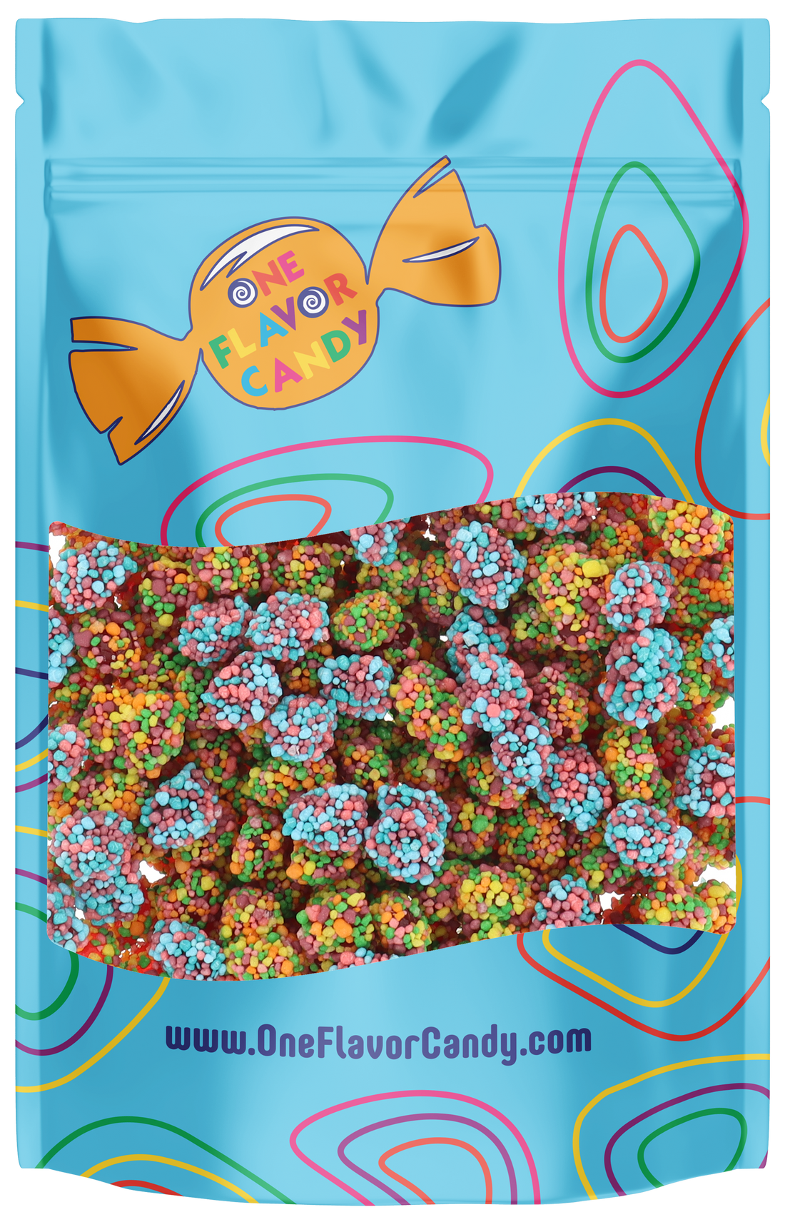 Rainbow & Very Berry Clusters Mix (Unwrapped) in Resealable Bag