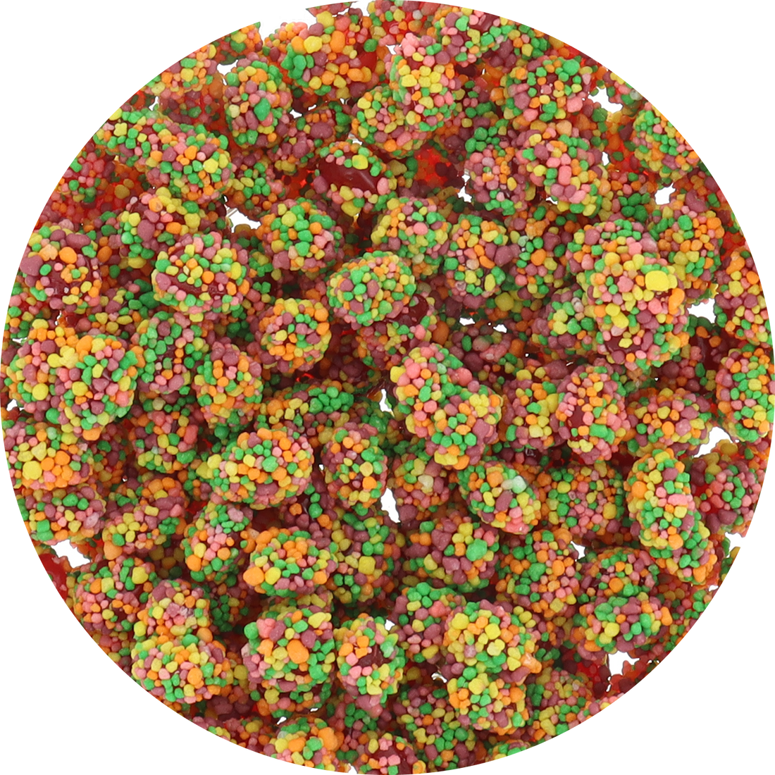 Rainbow Clusters Candy (Unwrapped) in Resealable Bag