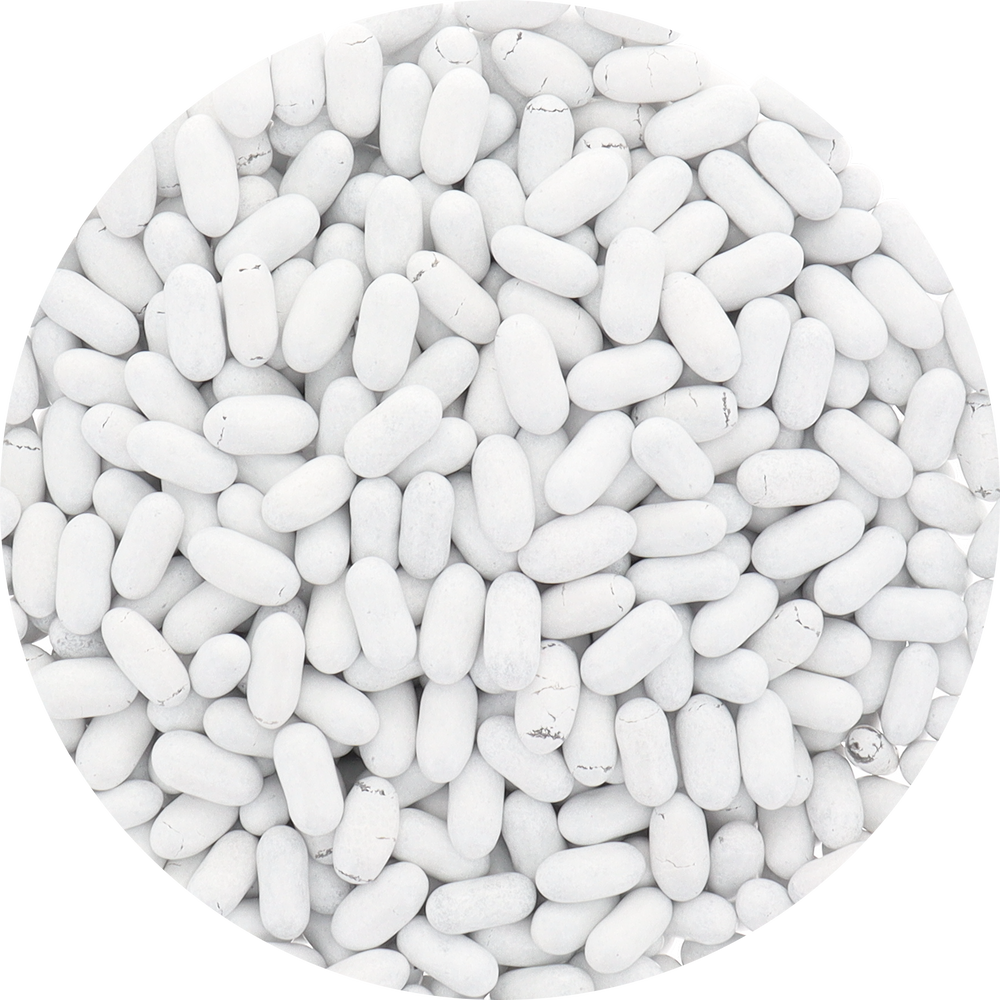 Good & Plenty Licorice Candy Bulk In Resealable Bag (Unwrapped) - White Only