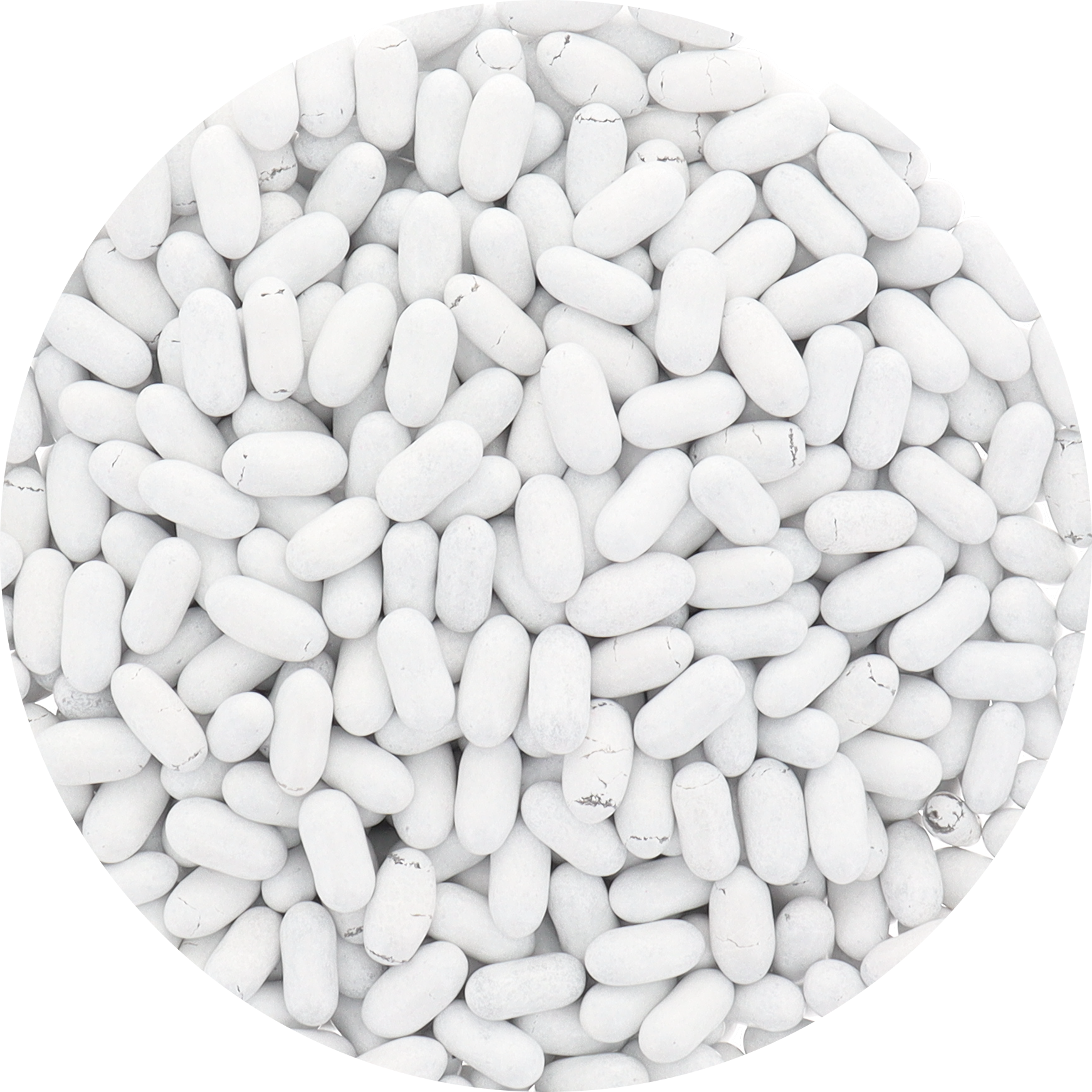 Good & Plenty Licorice Candy Bulk In Resealable Bag (Unwrapped) - White Only