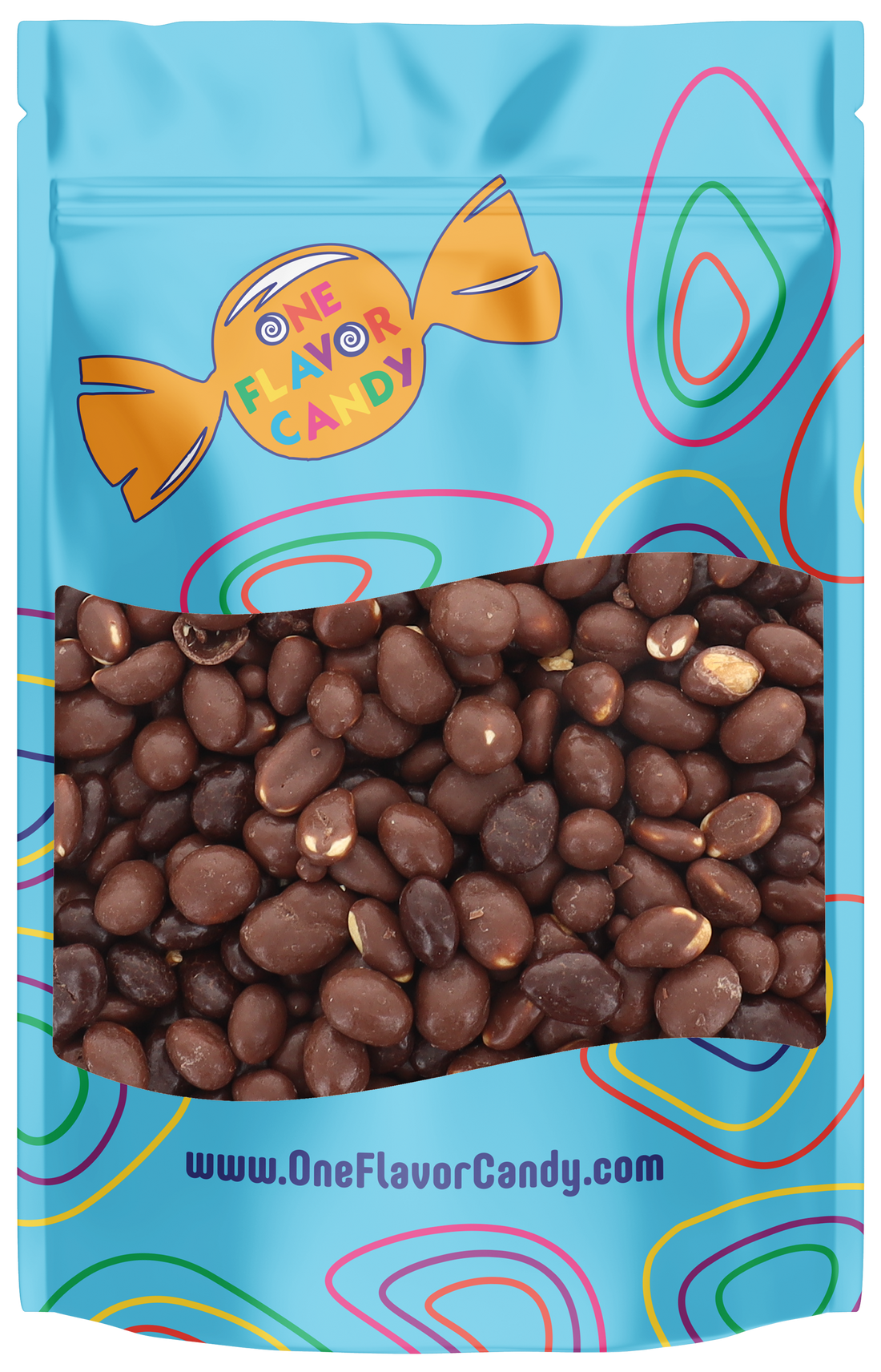 Milk Chocolate Raisinets, Dark Chocolate Raisinets & Goobers Mix (Unwrapped) in Resealable Bulk Bag at OneFlavorCandy Online Sweet Shop