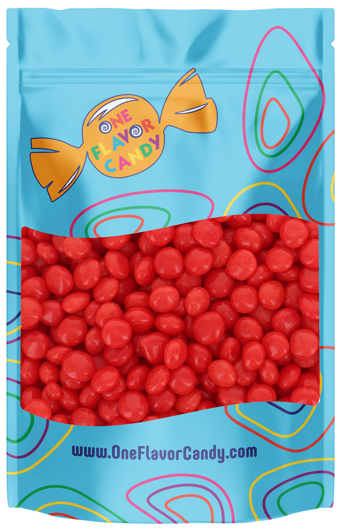 Red Hots Cinnamon Candy (Unwrapped) in Resealable Bag