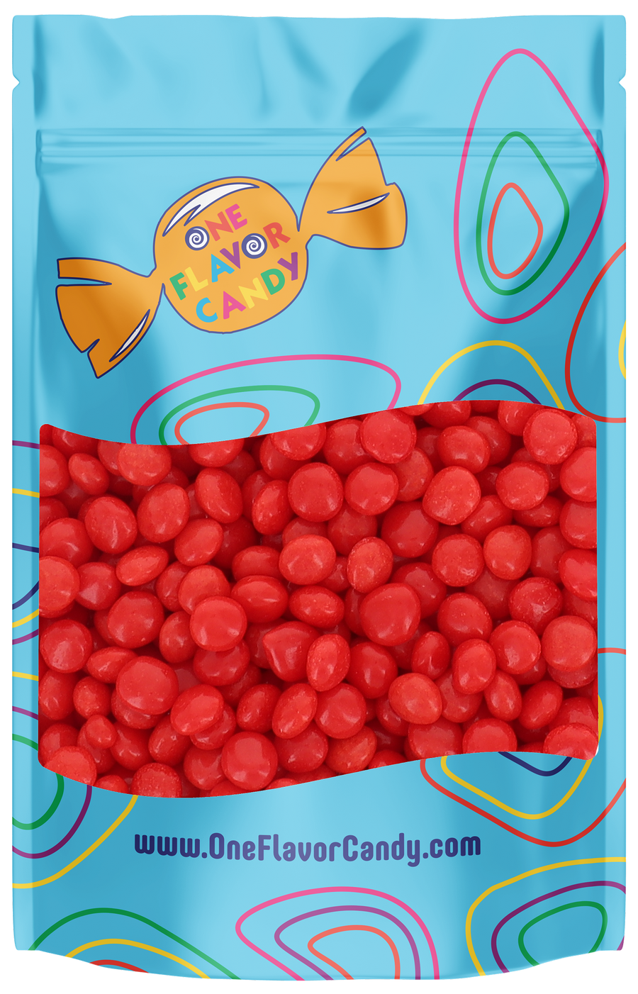 Red Hots Cinnamon Candy (Unwrapped) in Resealable Bag