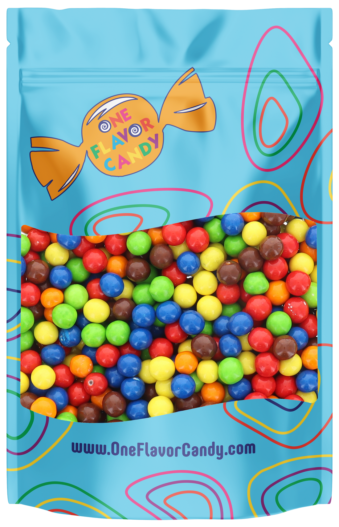Sixlets Chocolate Candy (Unwrapped) in Resealable Bulk Bag at OneFlavorCandy Online Sweet Shop