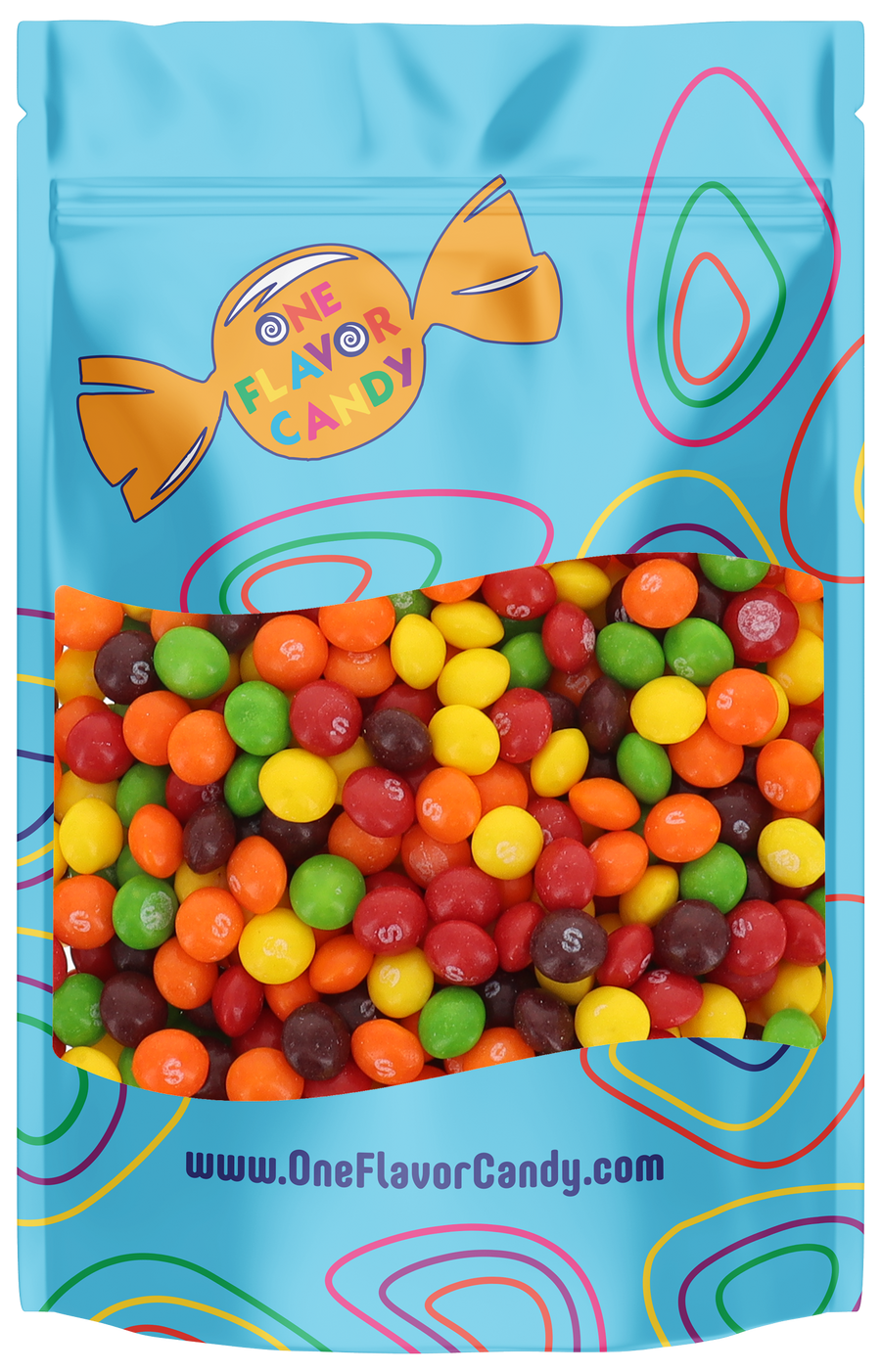 Skittles Original Candy (Unwrapped) in Resealable Bag