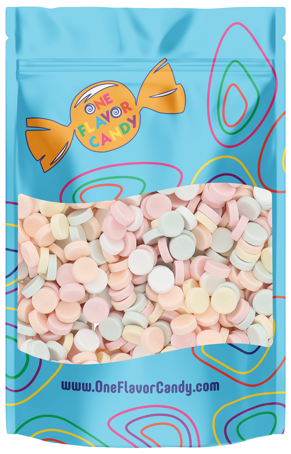 Smarties Candy (Unwrapped) in Resealable Bag at OneFlavorCandy Online Sweet Shop