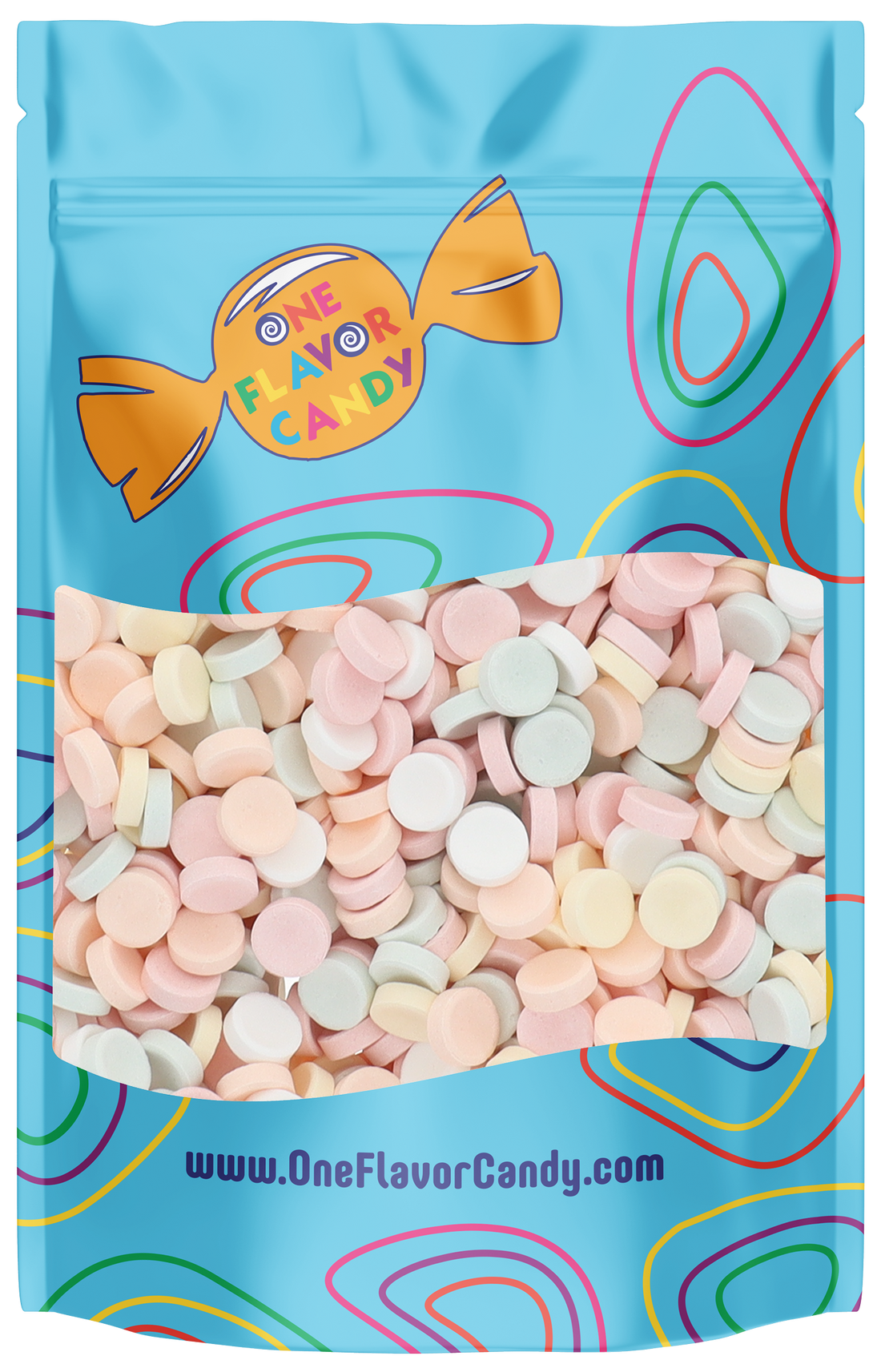 Smarties Candy (Unwrapped) in Resealable Bag