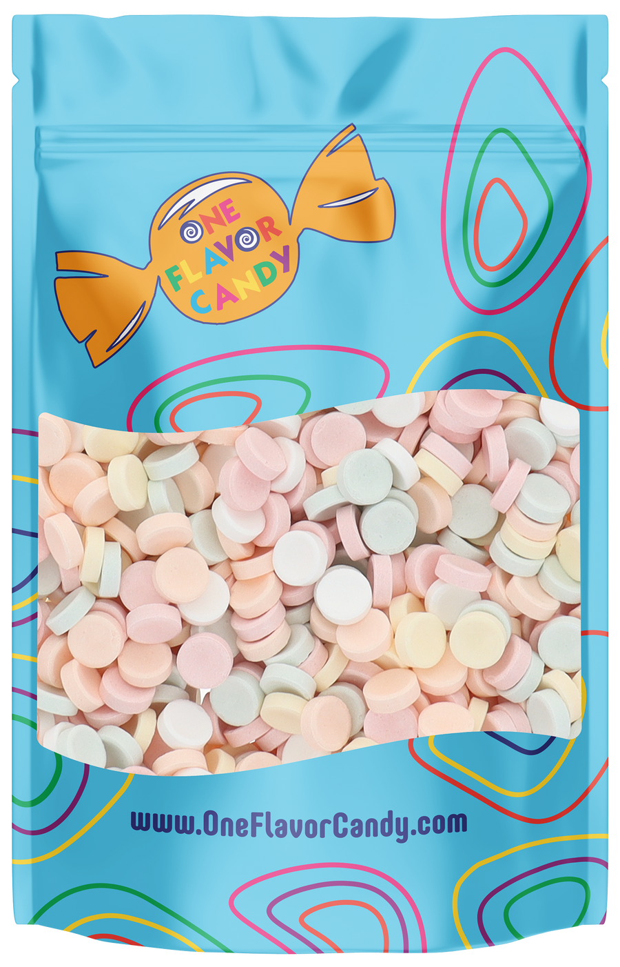 Smarties Candy (Unwrapped) in Resealable Bag