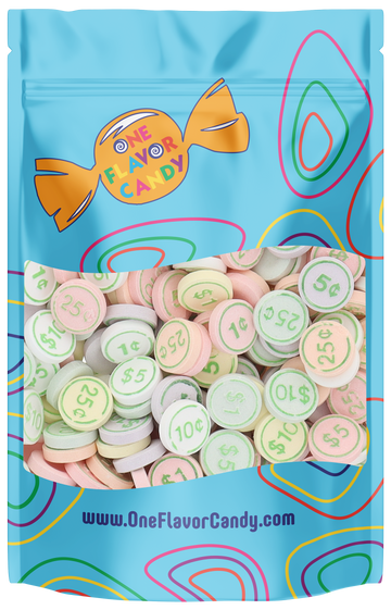 Smarties Candy Money (Unwrapped) in Resealable Bag