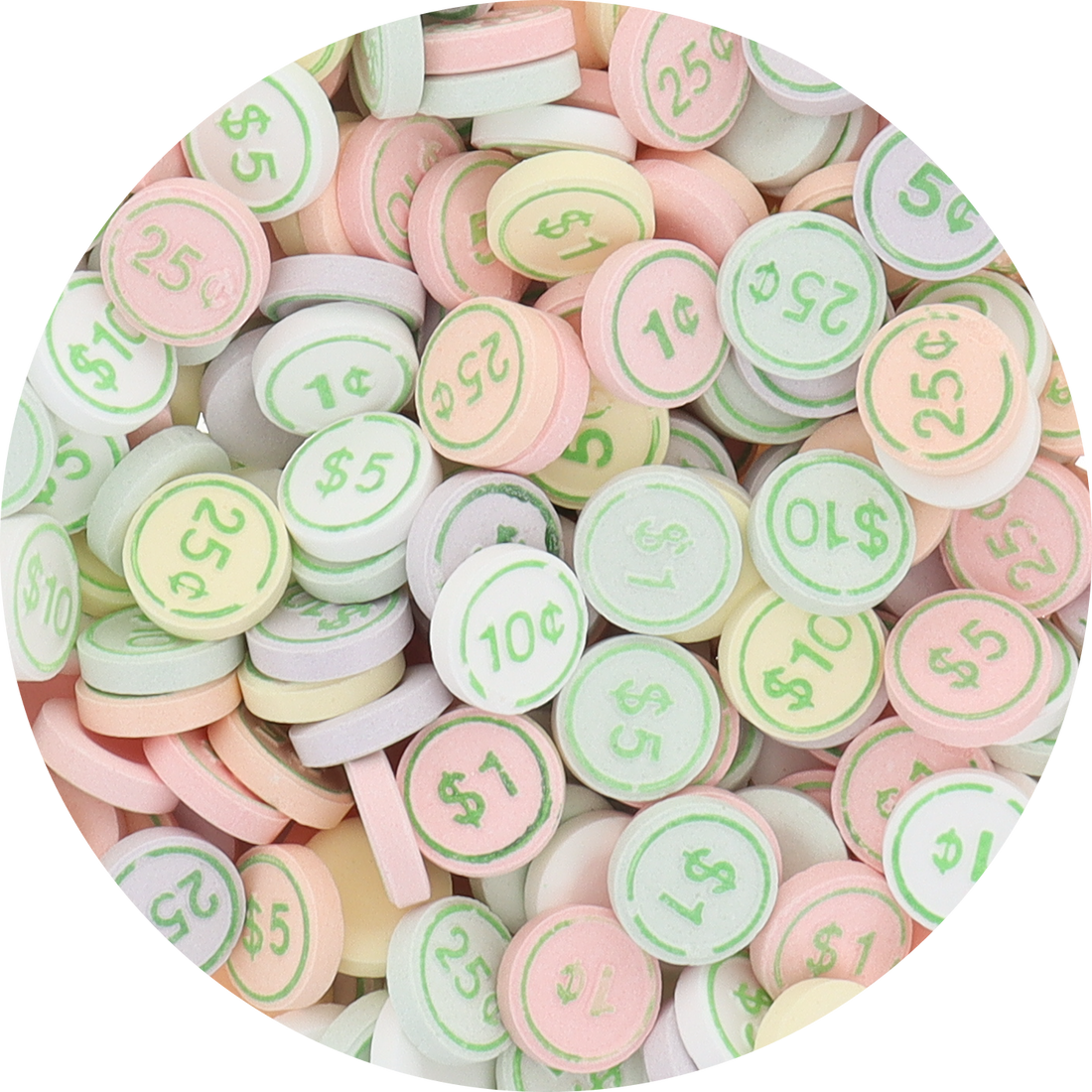 Smarties Candy Money (Unwrapped) in Resealable Bag