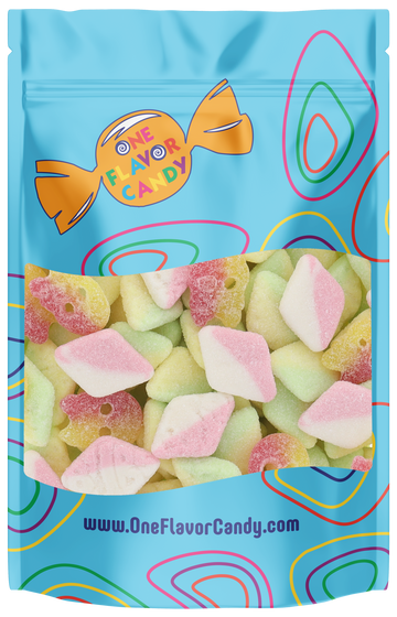 Bubs Diamonds & Skulls Sour Candy Mix (Unwrapped) in Resealable Bag