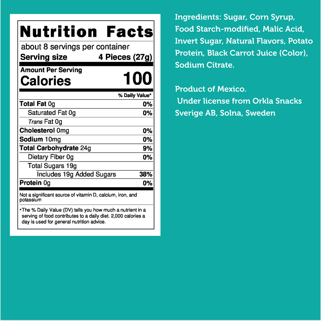 Bubs Strawberry Vanilla Sour Diamonds Candy (Unwrapped) - Resealable Bag