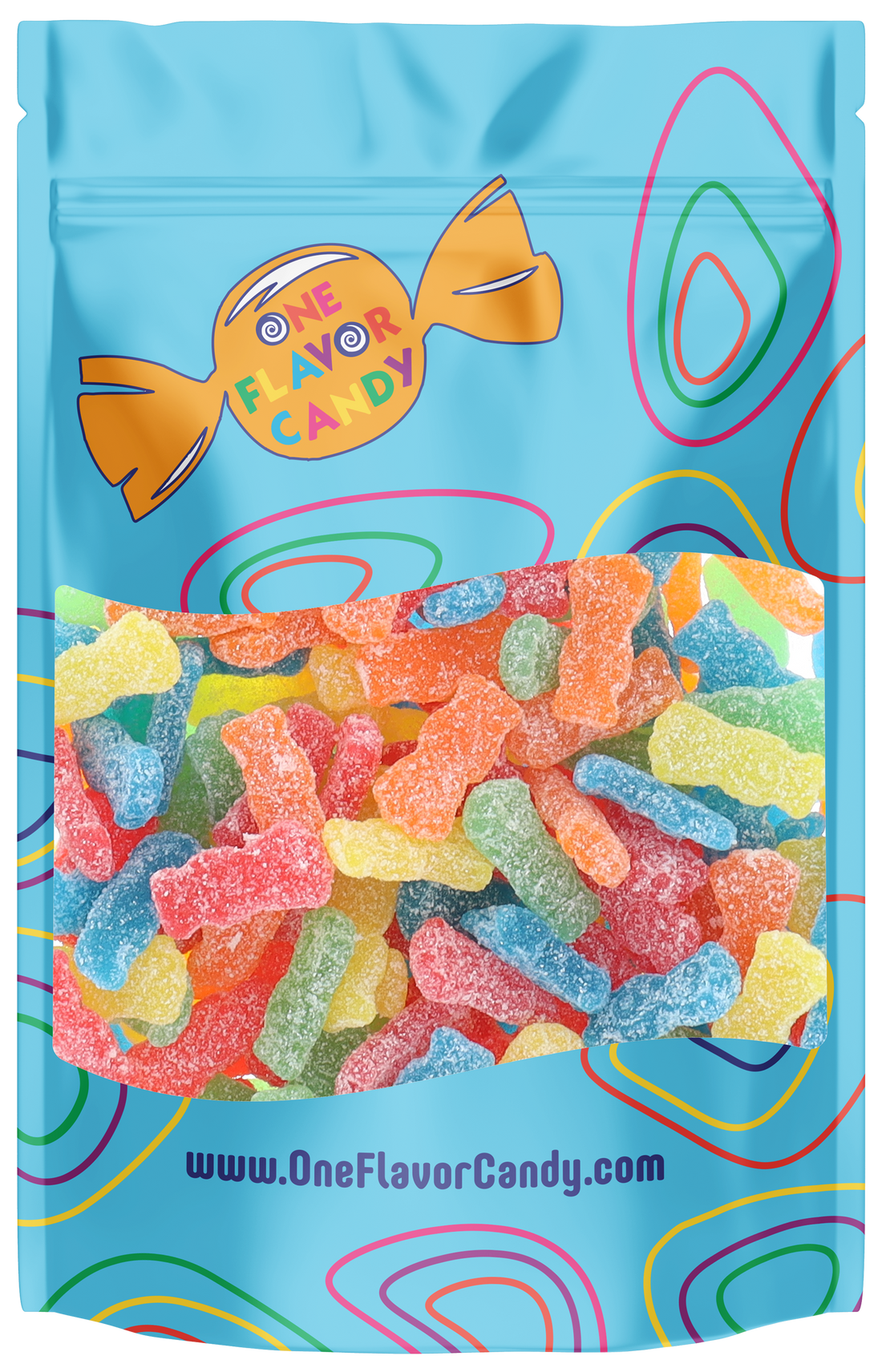 Sour Patch Kids Candy (Unwrapped) in Resealable Bag