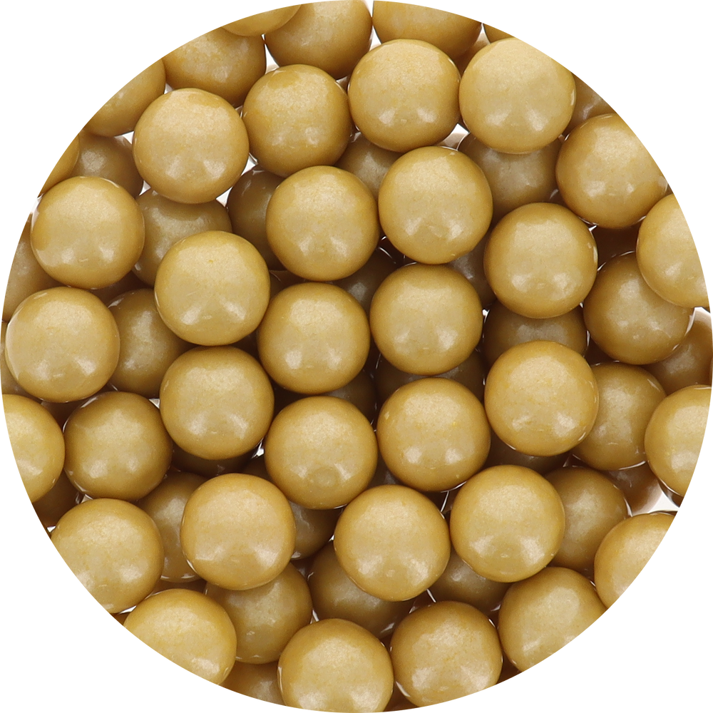 Albert's Color Splash Gold Bubble Gum (Unwrapped) in Resealable Bulk Bag