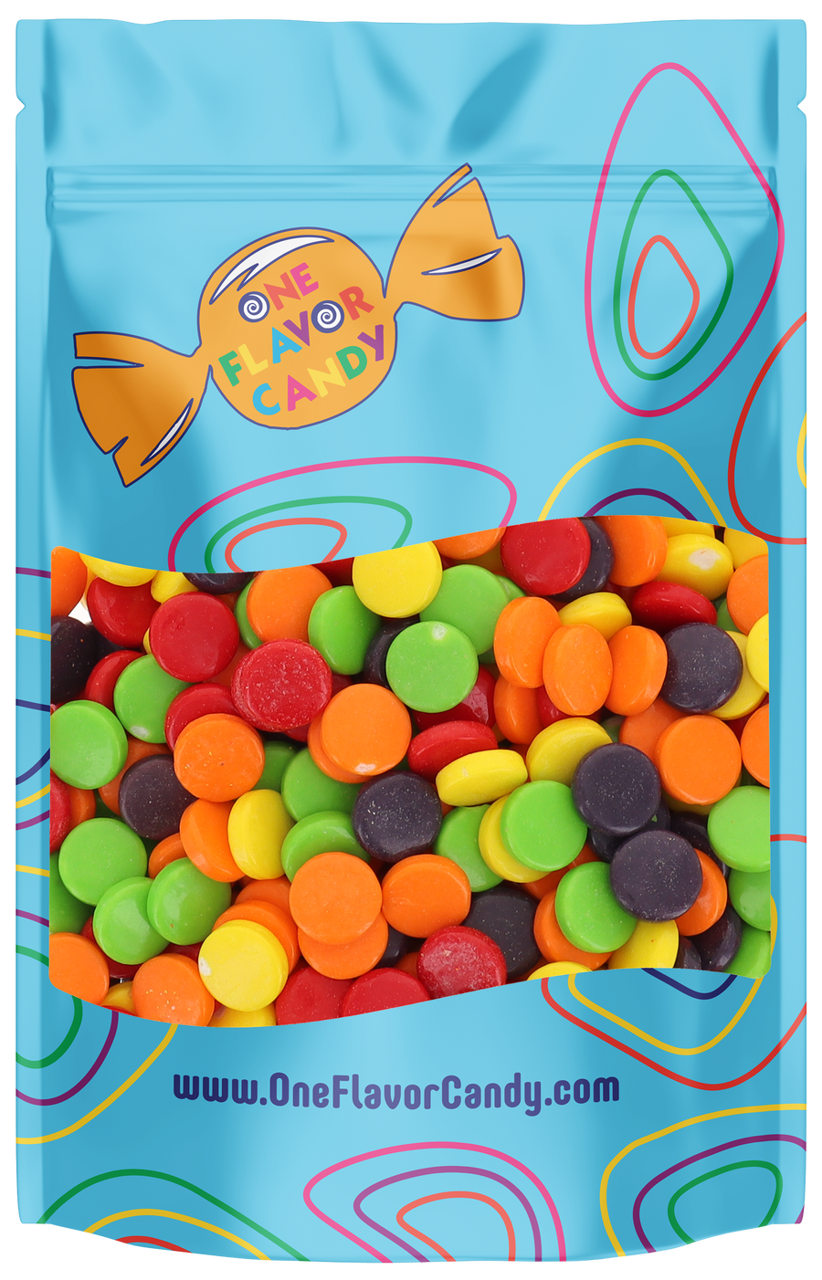 Chewy Spree Candy (Unwrapped) in Resealable Bag