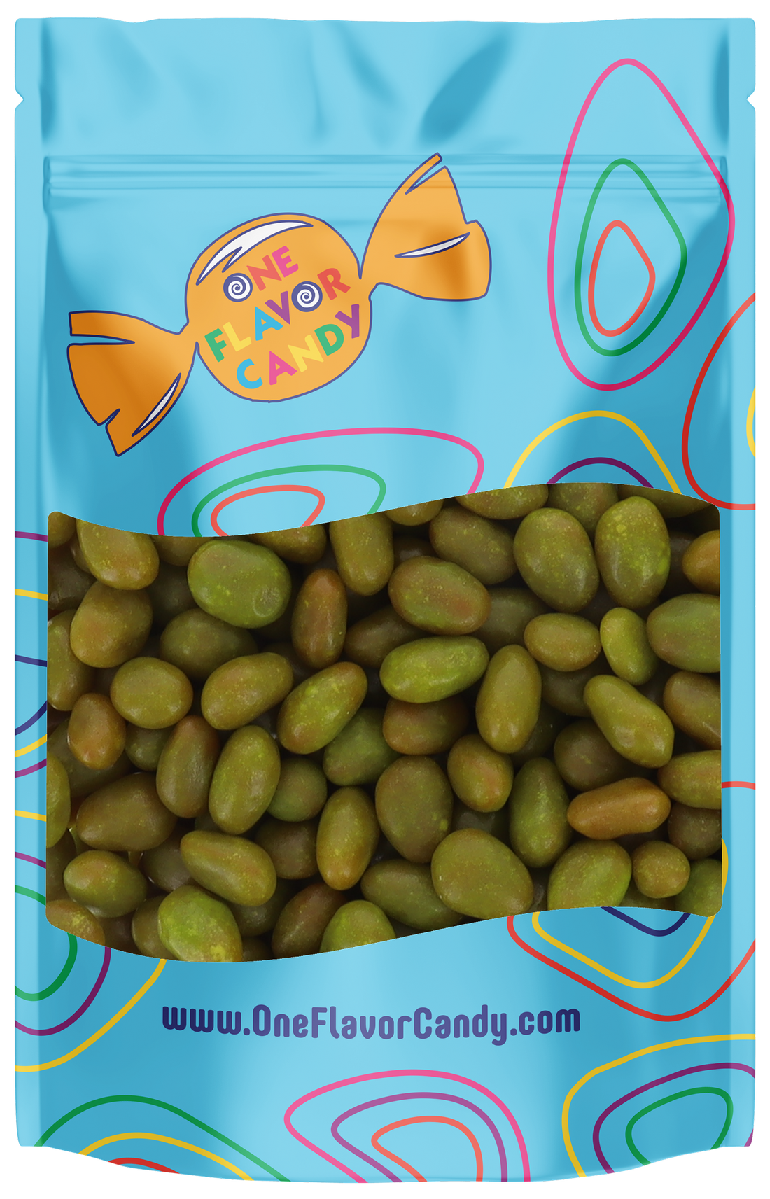 Sugar Babies Caramel Apple Candy (Unwrapped) in Resealable Bag