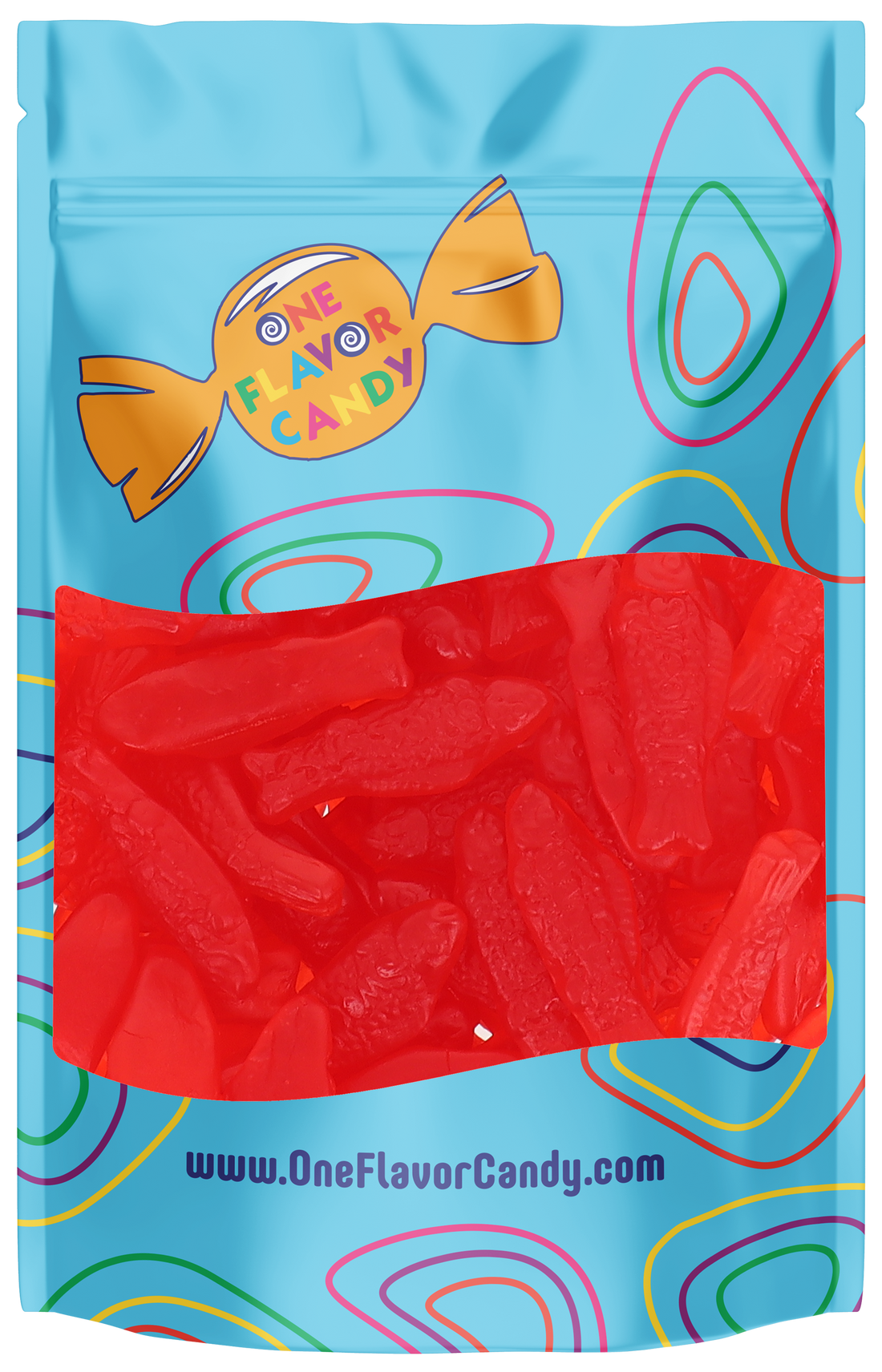 Swedish Fish Candy (Unwrapped) in Resealable Bag