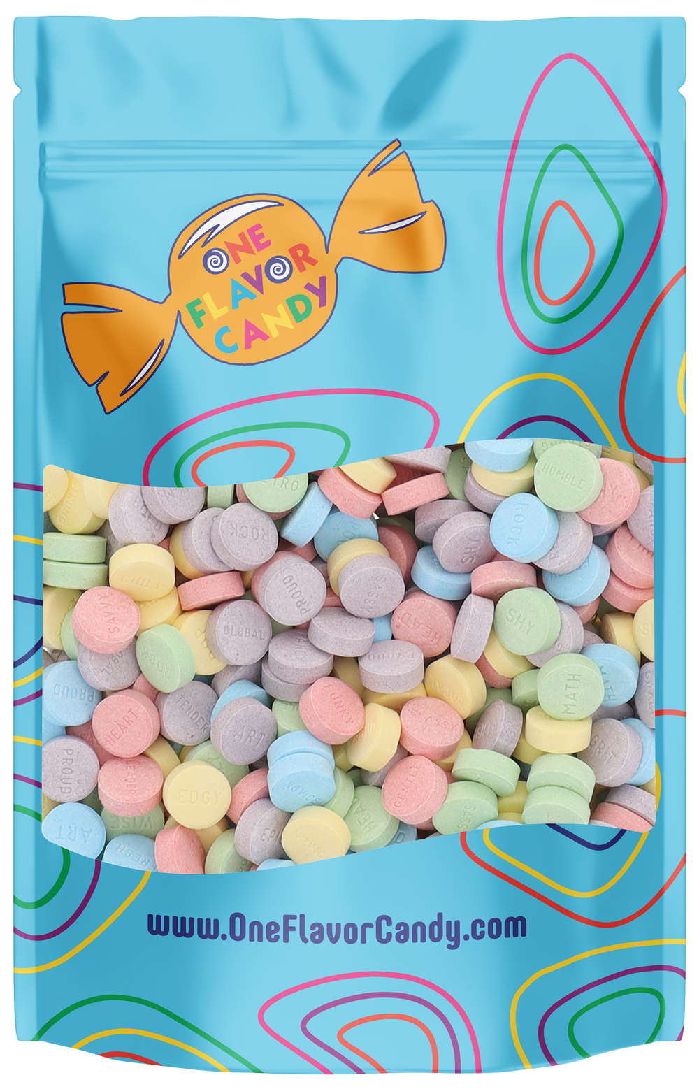SweeTARTS Original Candy (Unwrapped) in Resealable Bag at OneFlavorCandy Online Sweet Shop