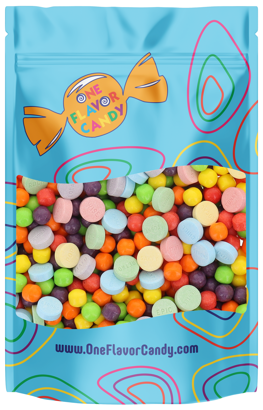 SweeTARTS Original & Mini Chewy Mix (Unwrapped) in Resealable Bulk Bag at OneFlavorCandy Online Sweet Shop