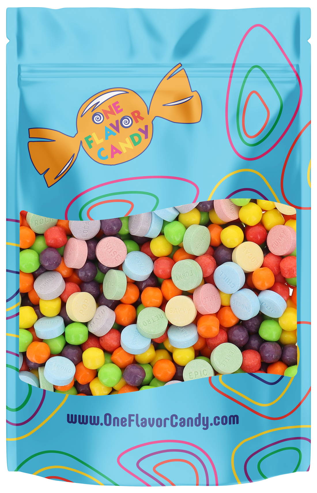 SweeTARTS Original & Mini Chewy Mix (Unwrapped) in Resealable Bulk Bag at OneFlavorCandy Online Sweet Shop