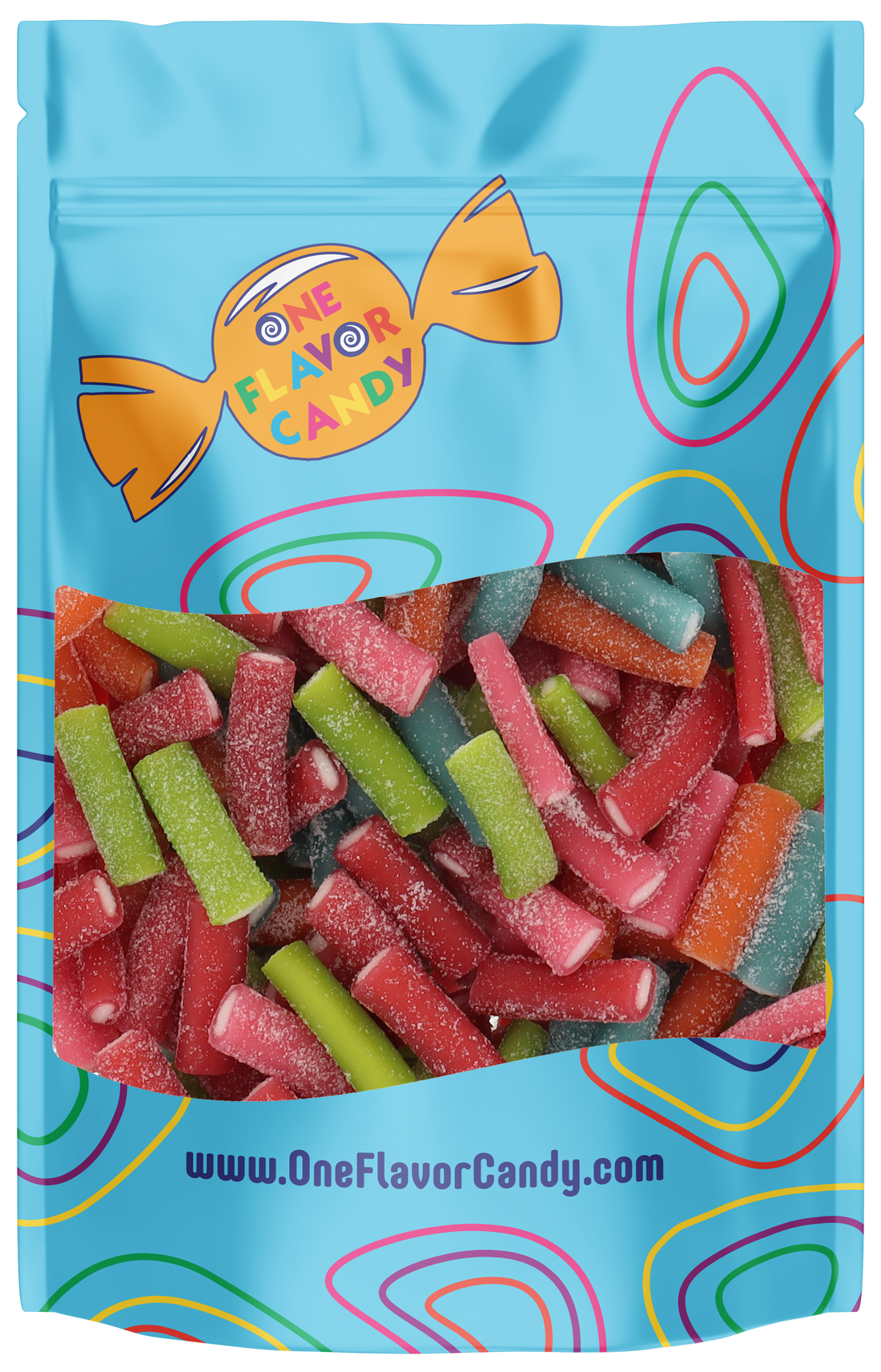 SweeTARTS Ropes Bites (Unwrapped) in Resealable Bag at OneFlavorCandy Online Sweet Shop