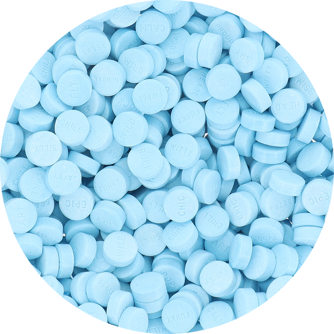 SweeTARTS Blue Punch (Unwrapped) in Resealable Bulk Bag at OneFlavorCandy Online Sweet Shop