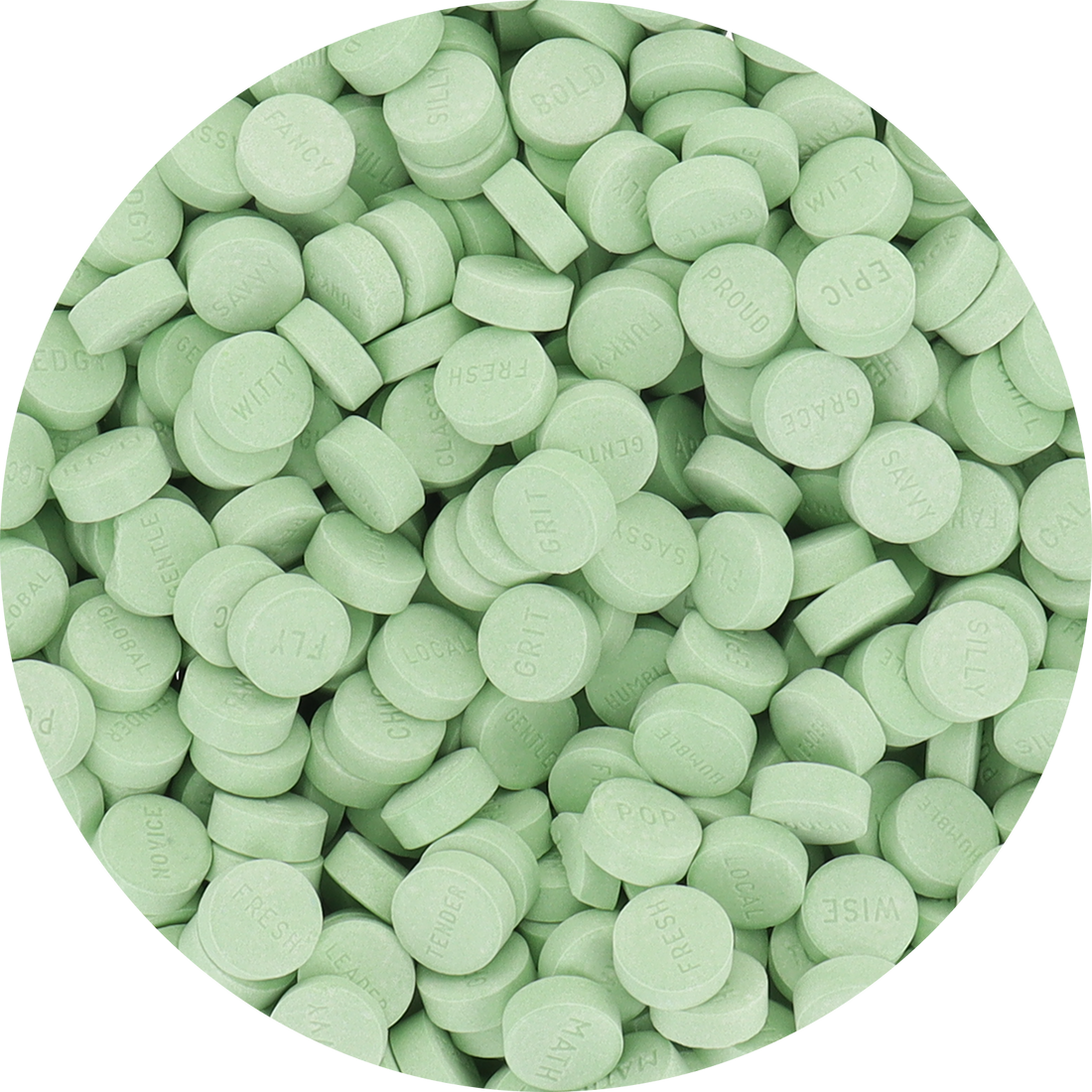 SweeTARTS Green Apple (Unwrapped) in Resealable Bulk Bag at OneFlavorCandy Online Sweet Shop