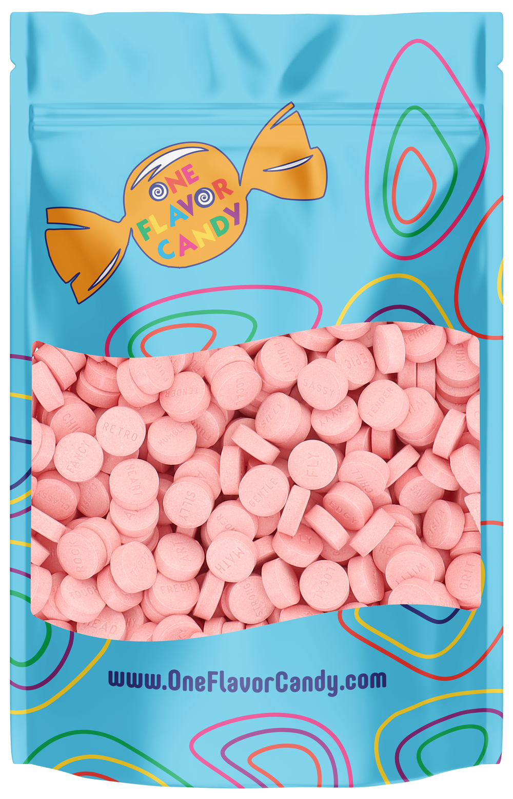 SweeTARTS Cherry (Unwrapped) in Resealable Bulk Bag at OneFlavorCandy Online Sweet Shop