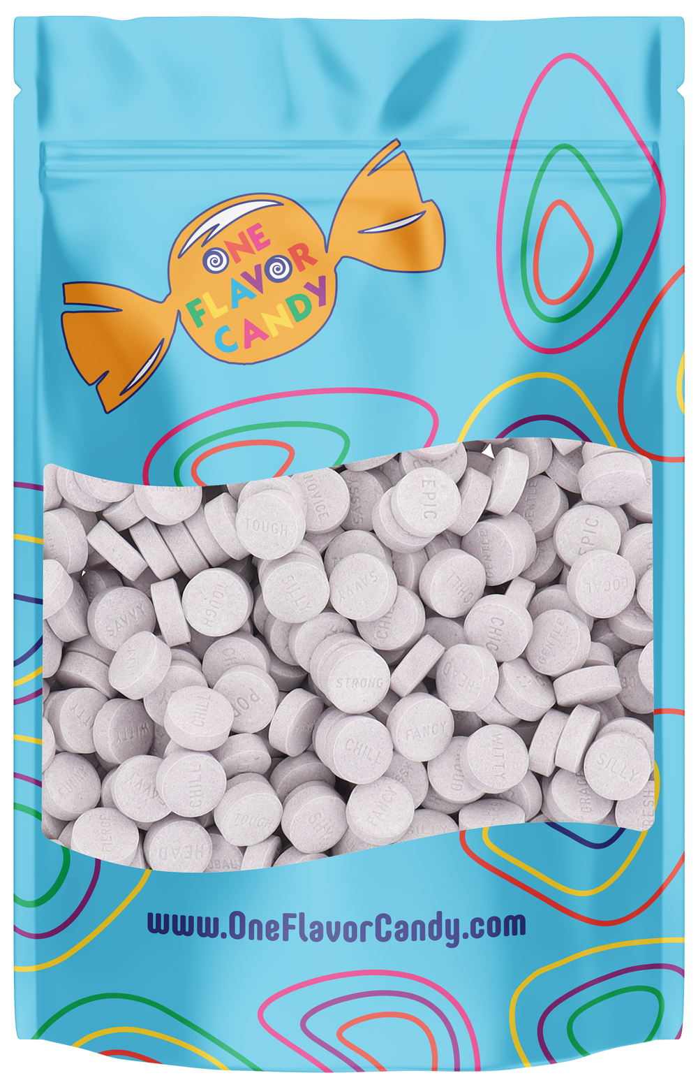 SweeTARTS Grape (Unwrapped) in Resealable Bulk Bag at OneFlavorCandy Online Sweet Shop