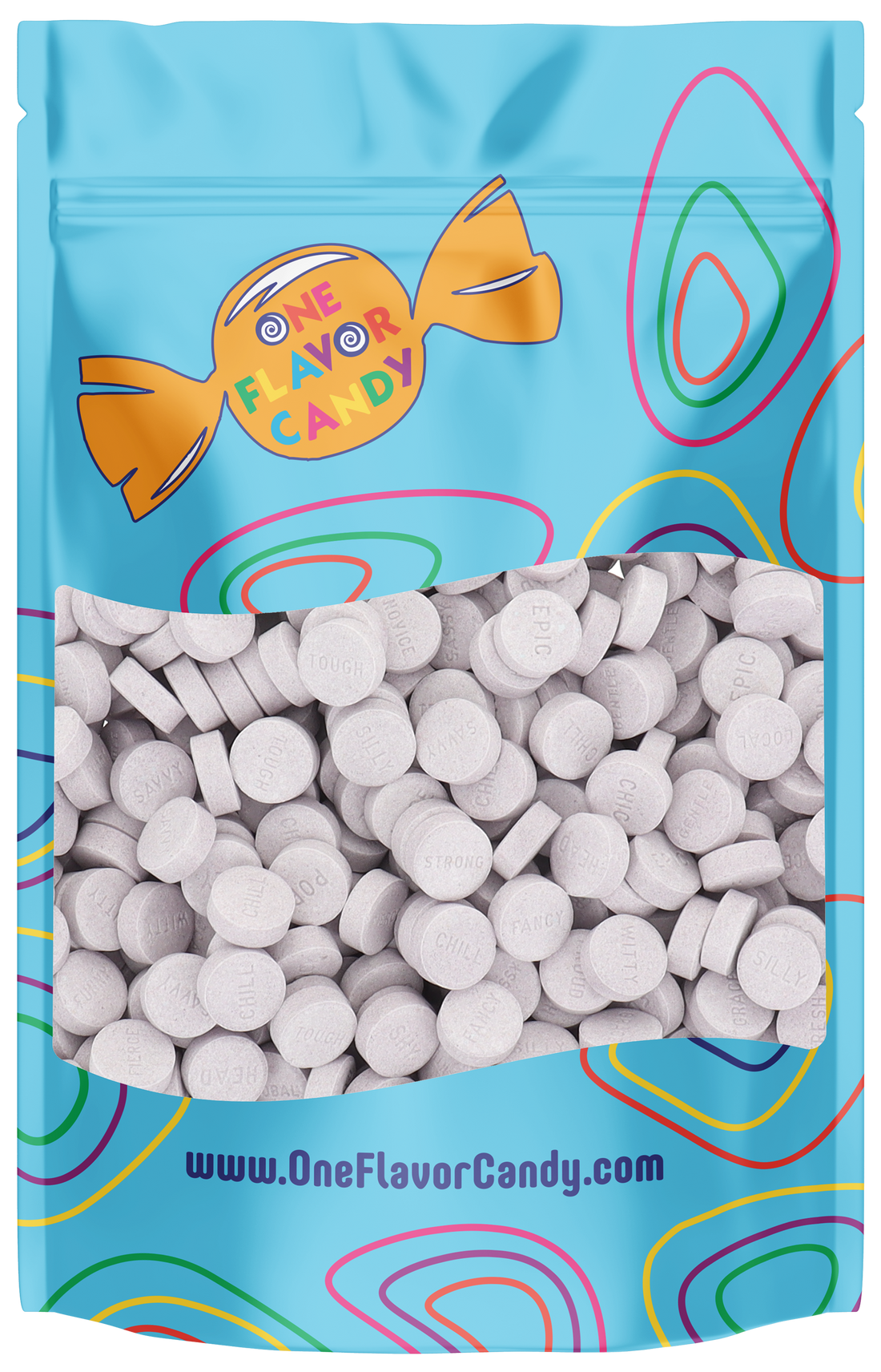 SweeTARTS Grape (Unwrapped) in Resealable Bulk Bag at OneFlavorCandy Online Sweet Shop