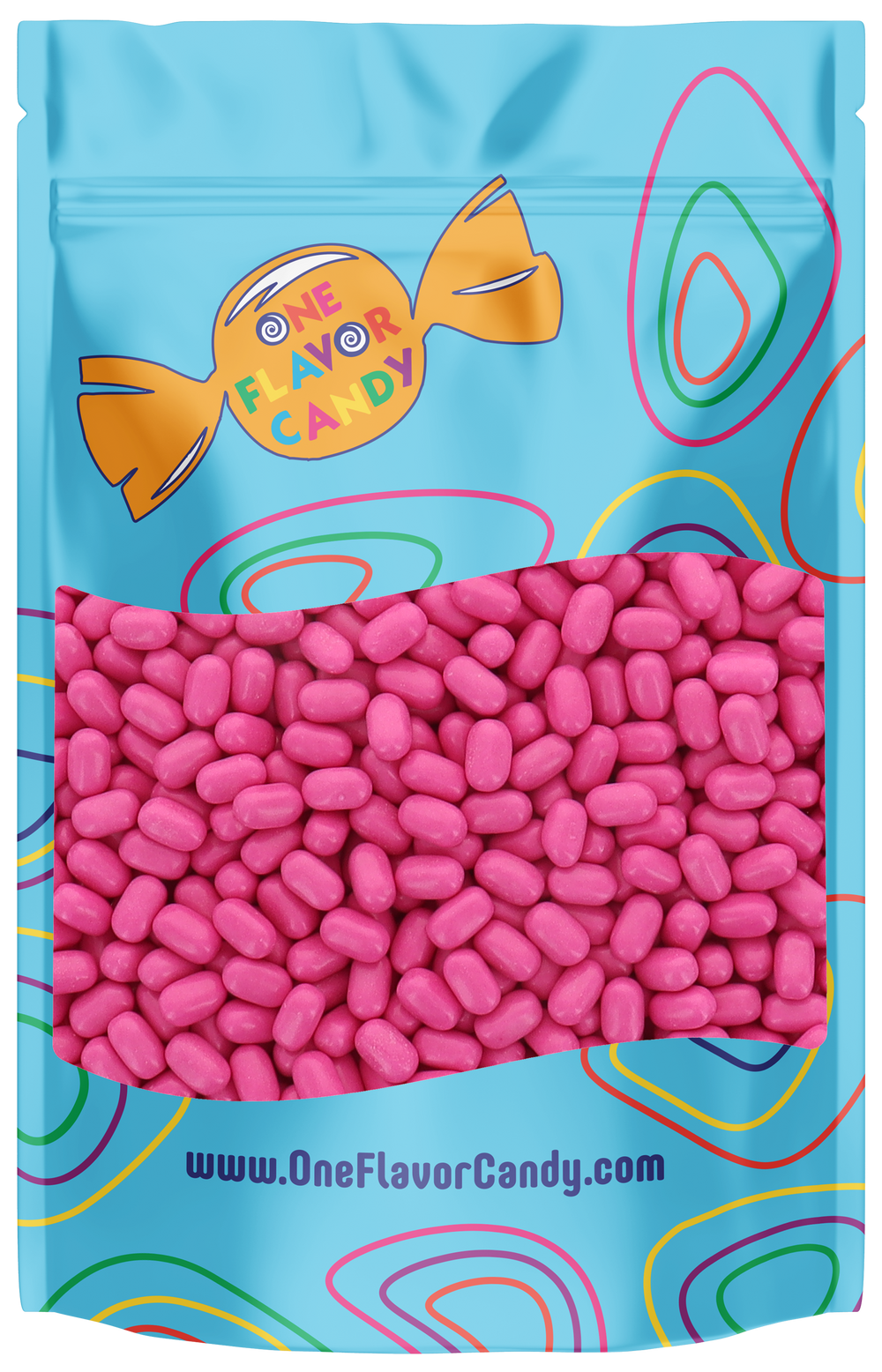 Dragon Fruit Tic Tac - 1lb Bulk Refillable Resealable Bag at OneFlavorCandy Online Sweet Shop